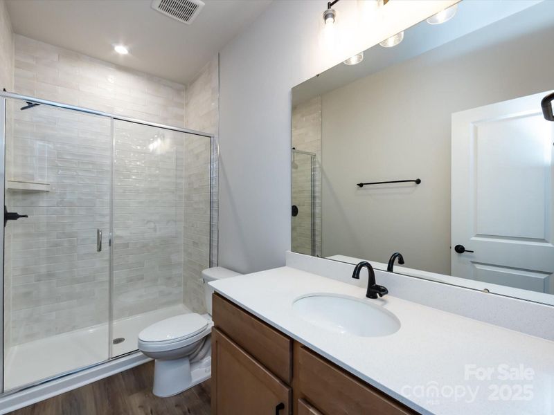 First Floor Full Bath with Upgraded Walk-In Shower.