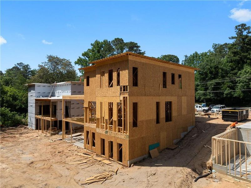 In-progress construction of a new home in , Atlanta, GA (Image 8).