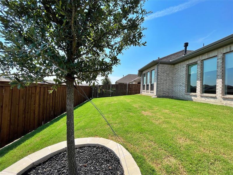 View of fenced backyard View of fenced backyard