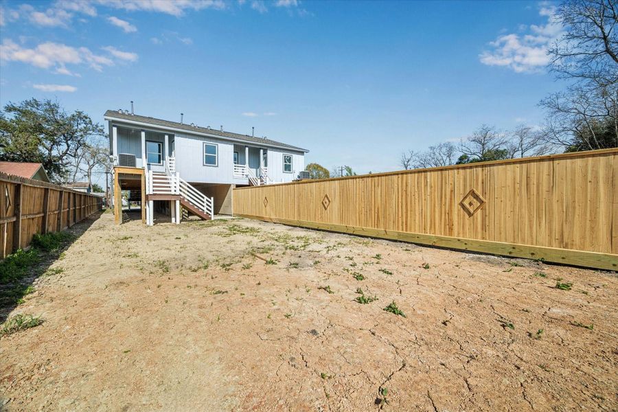 Exterior details and patio area of a home in , Houston (Image 22).