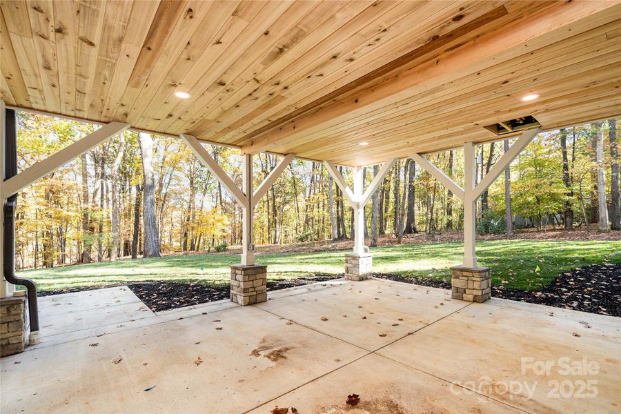 Exterior details and patio area of a home in , Charlotte (Image 3).