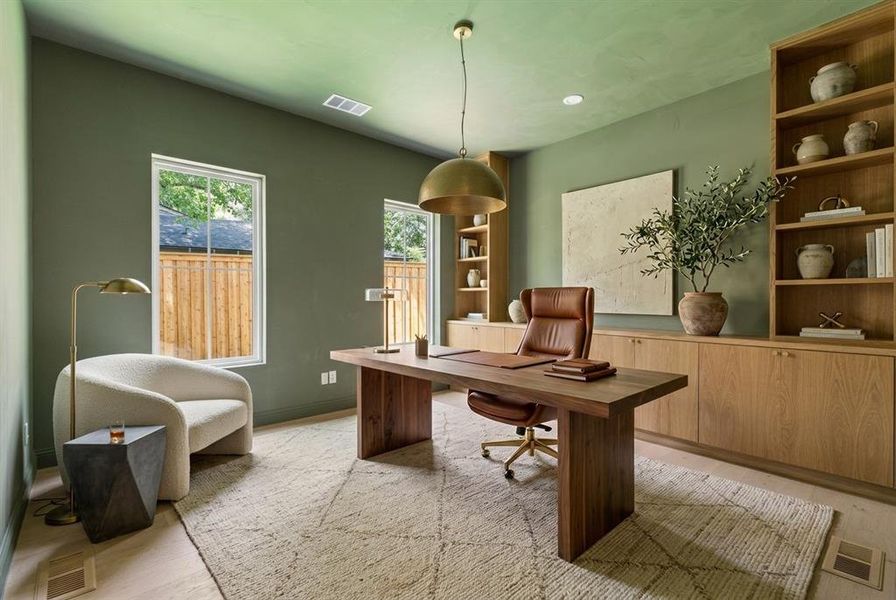 Furnished interior view inside a new home in , Dallas (Image 8).