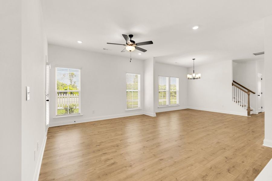 Representative unfurnished interior of a home built from the Titusville II by Regent Homes in Marlon's Creek, Spring Hill (Image 25).