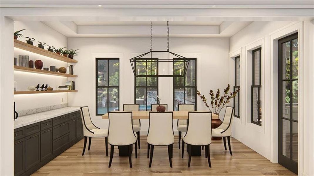Furnished interior view inside a new home in , Woodstock (Image 8).