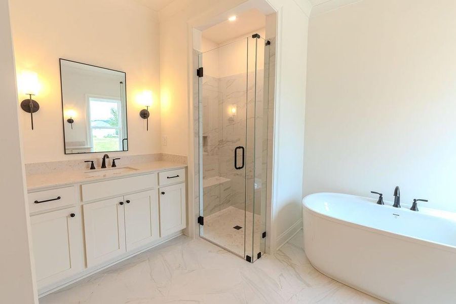 Furnished interior view inside a new home in , Hoschton (Image 18).