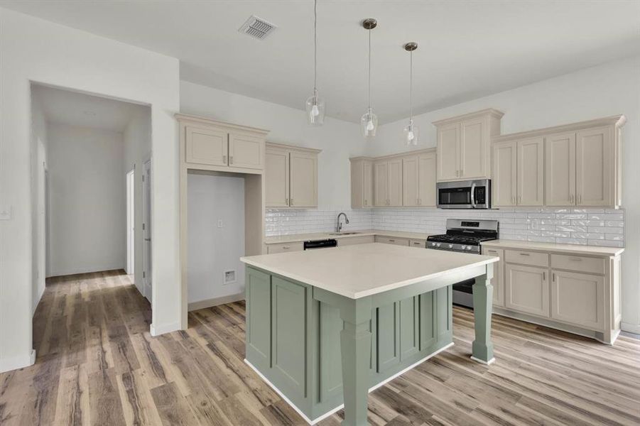 Furnished interior view inside a new home in , Bluff Dale (Image 7).