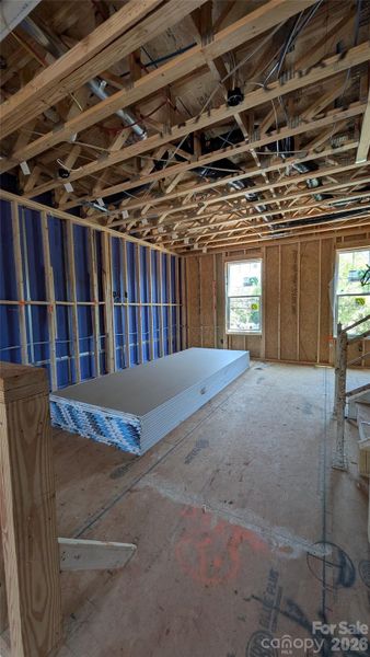 In-progress construction of a new home in Greenway Overlook, Charlotte, NC (Image 18).