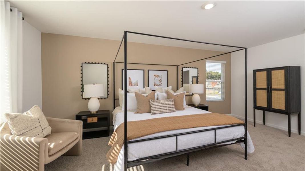 Furnished interior view inside a new home in Harvest Park, Decatur (Image 21).