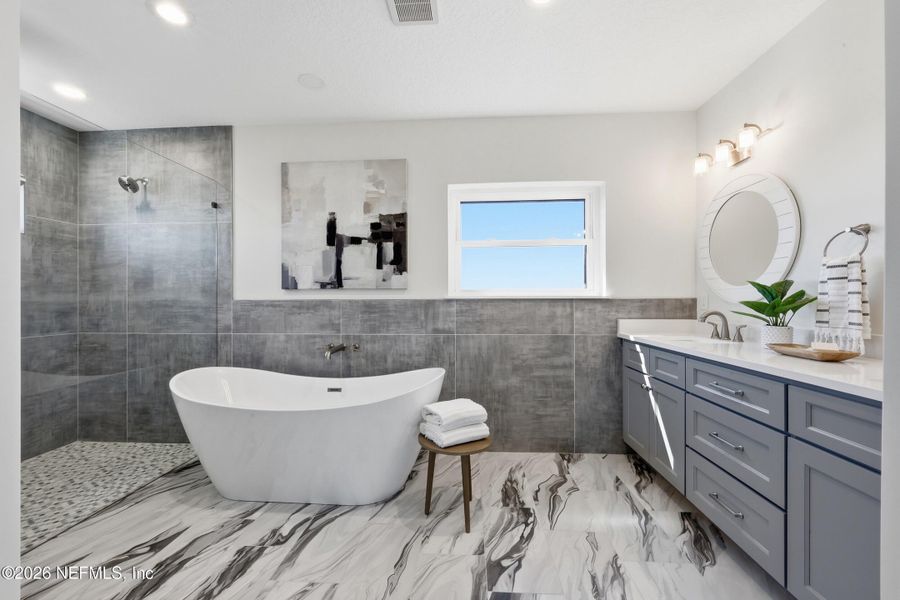 Furnished interior view inside a new home in , St. Augustine (Image 13).