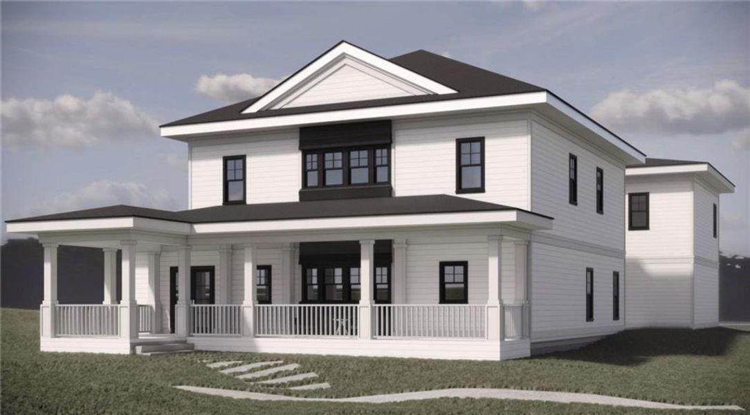 Front exterior of a new home in , Dacula, GA, highlighting curb appeal (Image 1). Front exterior of a new home in , Dacula, GA, highlighting curb appeal (Image 1).