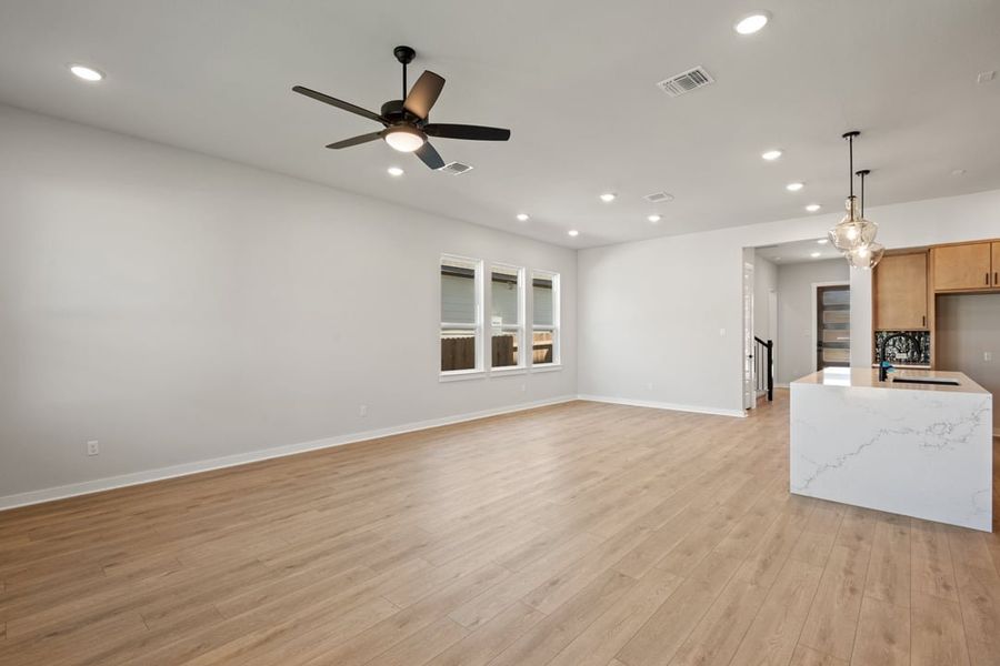 Spacious, unfurnished interior of a new home in Arbor Collection At Park Central, Georgetown (Image 33).