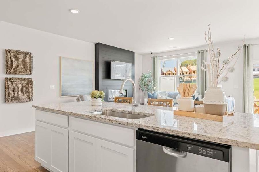Furnished interior view inside a new home in Azalea Square Townhomes, Lawrenceville (Image 6).