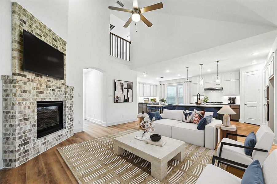 Furnished interior view inside a new home in Hillstead, Lavon (Image 15).