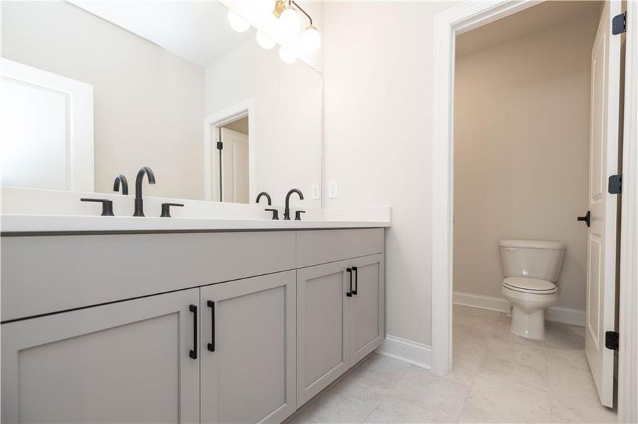Furnished interior view inside a new home in Waterhaven, Cumming (Image 15).