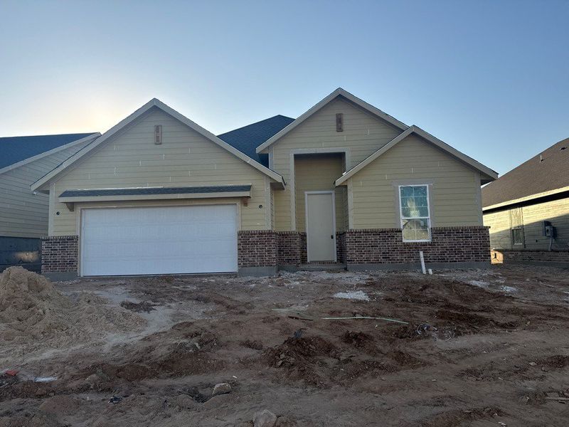 In-progress construction of a new home in Covenant Park, Springtown, TX (Image 3).