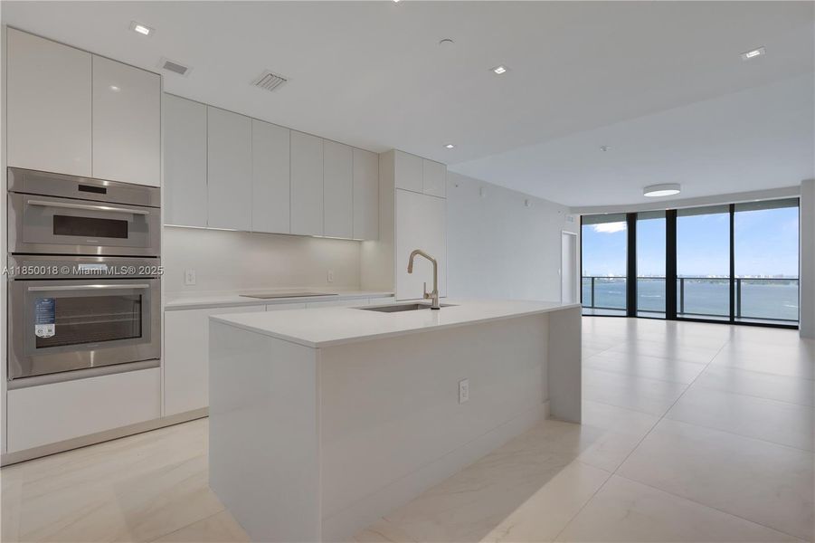 Furnished interior view inside a new home in , Miami (Image 28).