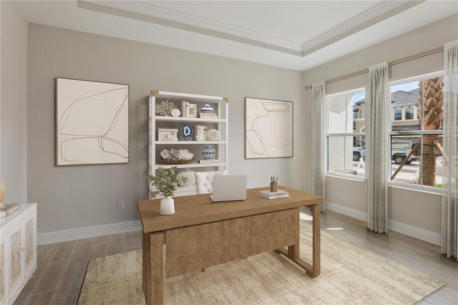 Furnished interior view inside a new home in Two Rivers, Zephyrhills (Image 9).