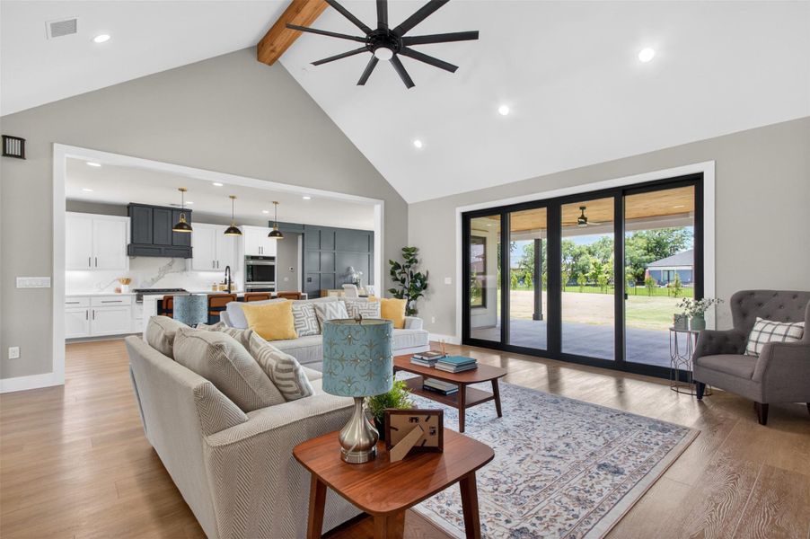 Furnished interior view inside a new home in , Kingsland (Image 17).