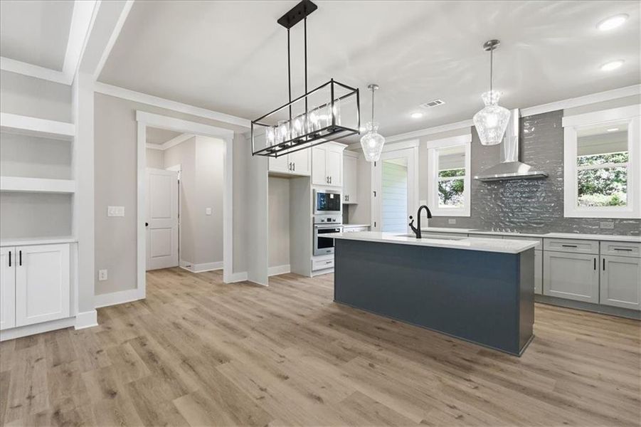 Furnished interior view inside a new home in , Statham (Image 7).