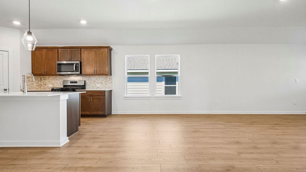 Spacious, unfurnished interior of a new home in Trails at Wildhorse, Austin (Image 25).