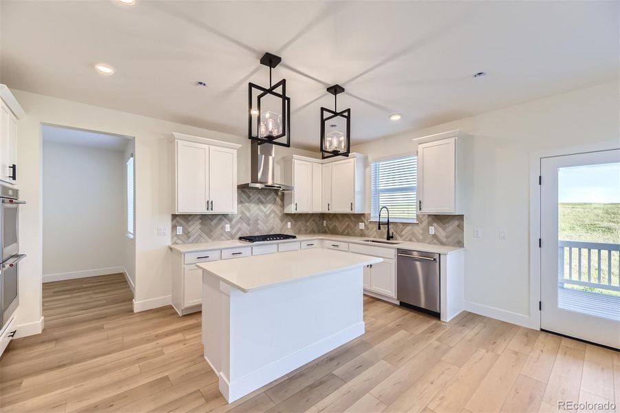Furnished interior view inside a new home in Spring Valley Ranch, Elizabeth (Image 3).