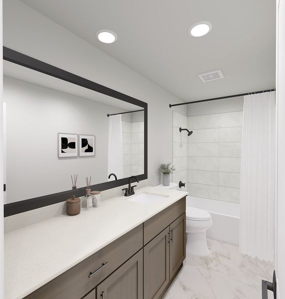Representative furnished interior of a home built from the Sorrel by Tri Pointe Homes in Avondale, Fate (Image 8).