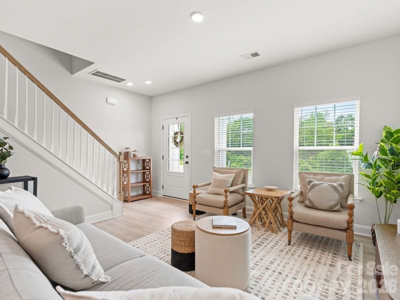 Furnished interior view inside a new home in , Asheville (Image 19).
