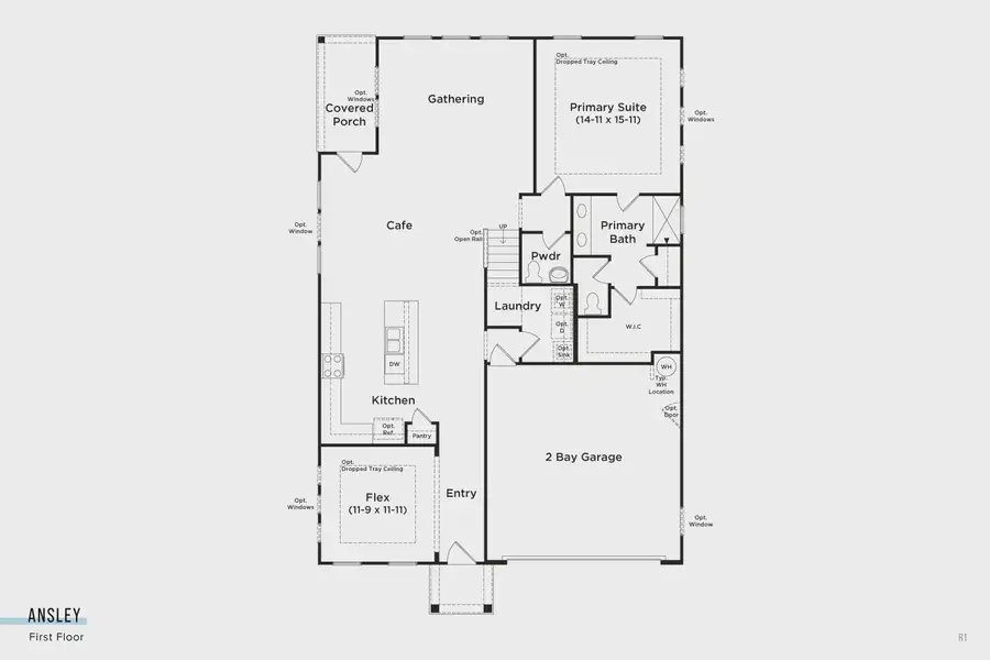 2D floor plan layout of this home in Jasper Landing, Four Oaks, NC (Image 2). 2D floor plan layout of this home in Jasper Landing, Four Oaks, NC (Image 2).