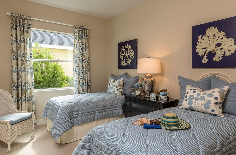 Representative furnished interior of a home built from the Bright Meadow 2 by Neal Communities in Grand Palm, Venice (Image 11).