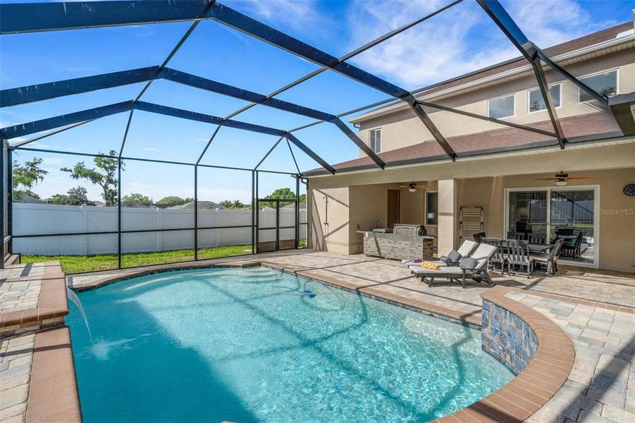 Exterior details and patio area of a home in , Lakeland (Image 30). Exterior details and patio area of a home in , Lakeland (Image 30).