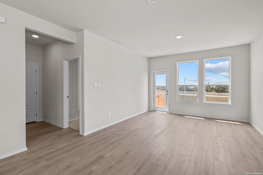 Spacious, unfurnished interior of a new home in Meadows at Oak Creek, San Antonio (Image 30). Spacious, unfurnished interior of a new home in Meadows at Oak Creek, San Antonio (Image 30).