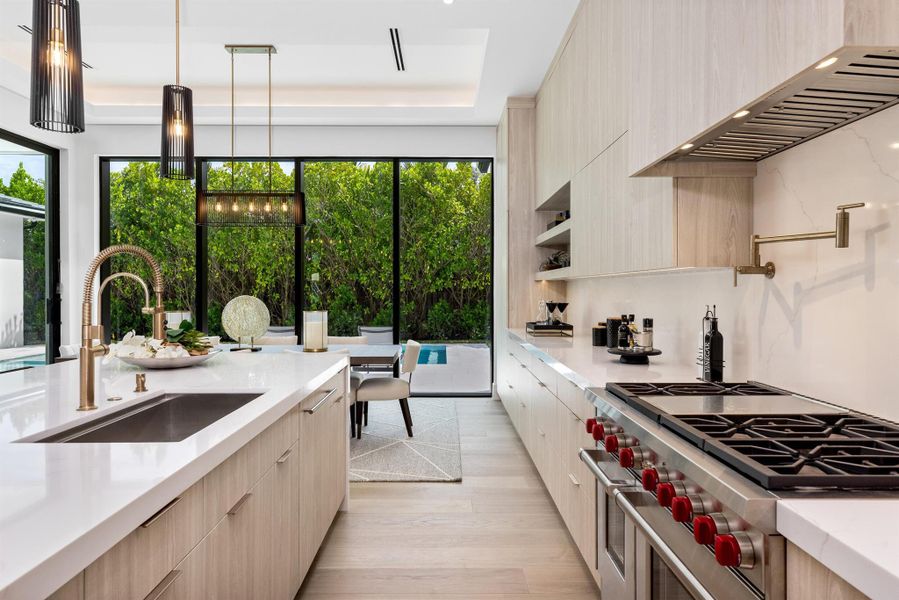 Furnished interior view inside a new home in , Delray Beach (Image 43).