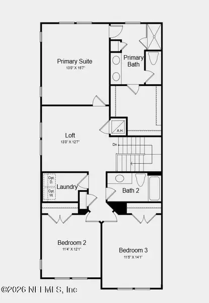 2D floor plan layout of this home in , St. Augustine, FL (Image 3). 2D floor plan layout of this home in , St. Augustine, FL (Image 3).