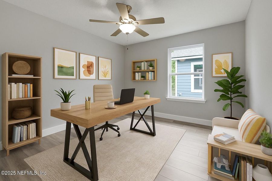 Furnished interior view inside a new home in , Jacksonville (Image 8). Furnished interior view inside a new home in , Jacksonville (Image 8).