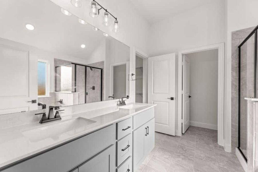 Representative furnished interior of a home built from the San Jacinto by UnionMain Homes in Legacy Hills, Celina (Image 12).