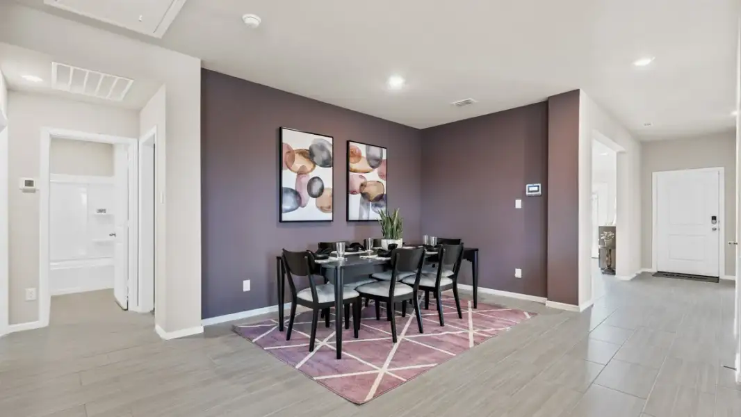 Furnished interior view inside a new home in Hadley Farms, Godley (Image 14).