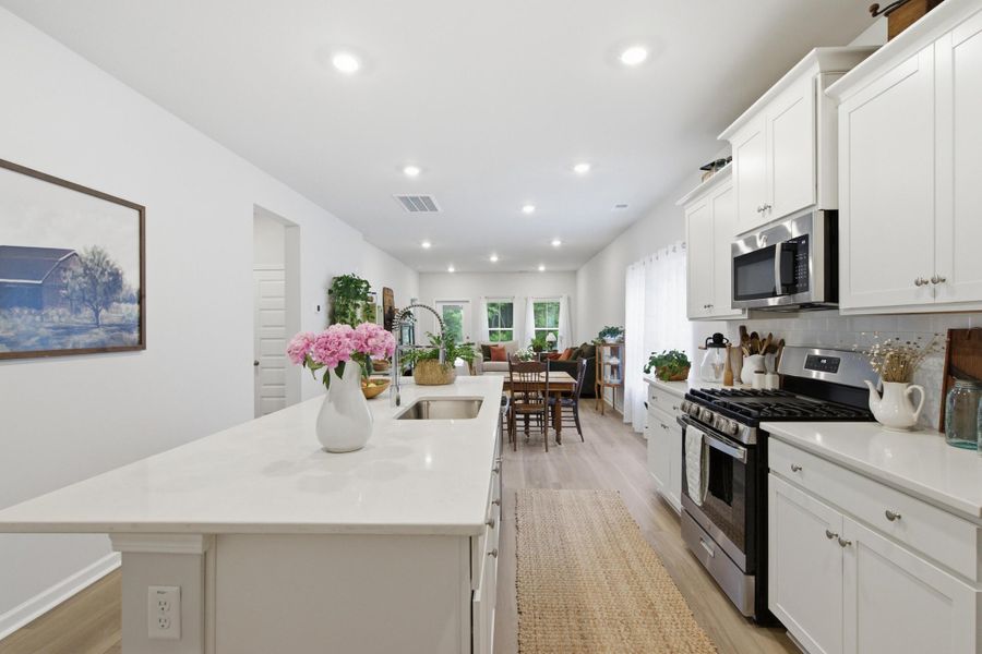 Furnished interior view inside a new home in Horizons at Summers Corner | 55+, Summerville (Image 19).