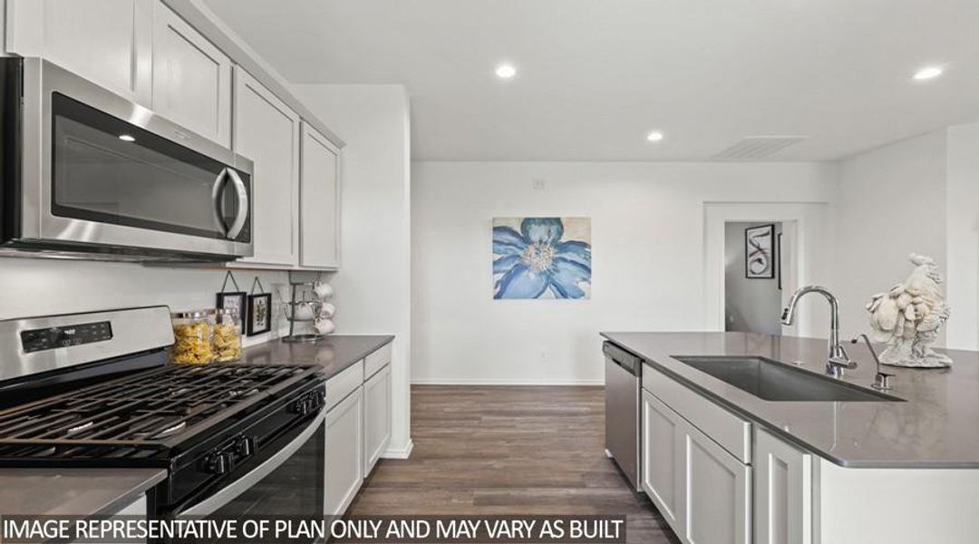 Furnished interior view inside a new home in Porters Mill, New Caney (Image 8).
