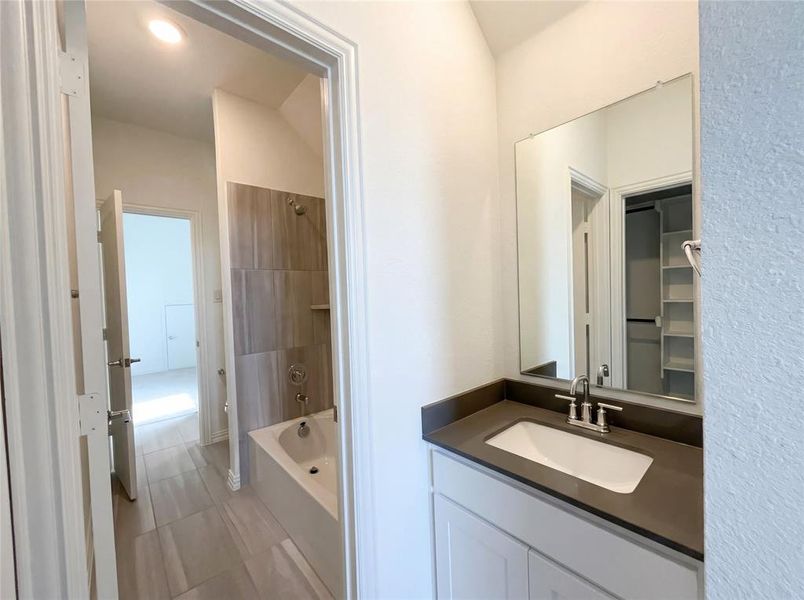 Furnished interior view inside a new home in Shaded Tree, McKinney (Image 9).