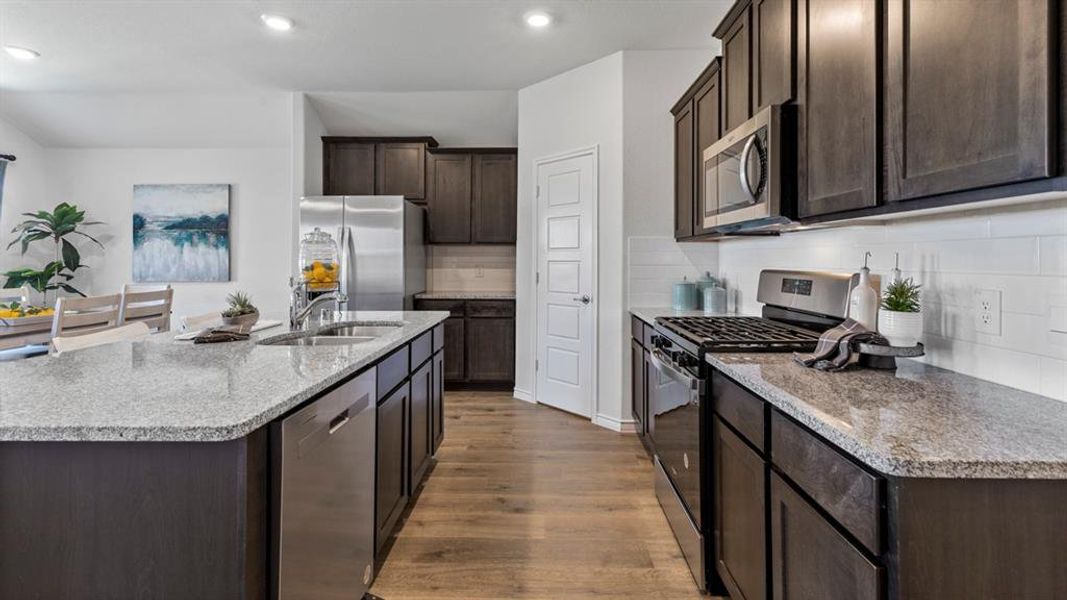 Furnished interior view inside a new home in Bel Air Village, Sherman (Image 3).