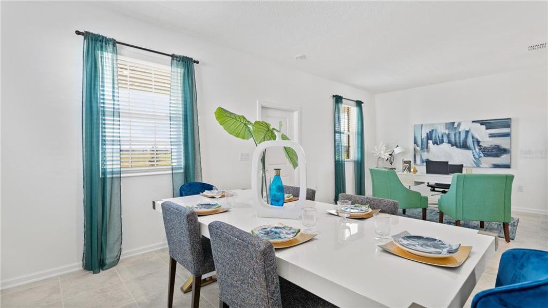 Furnished interior view inside a new home in Bridgewalk, St. Cloud (Image 23).