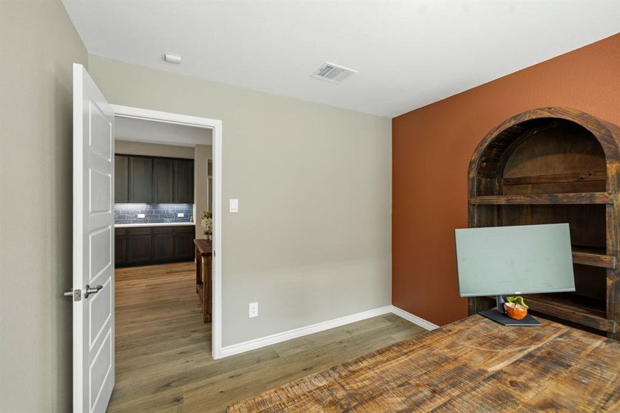 Furnished interior view inside a new home in , Fate (Image 26).
