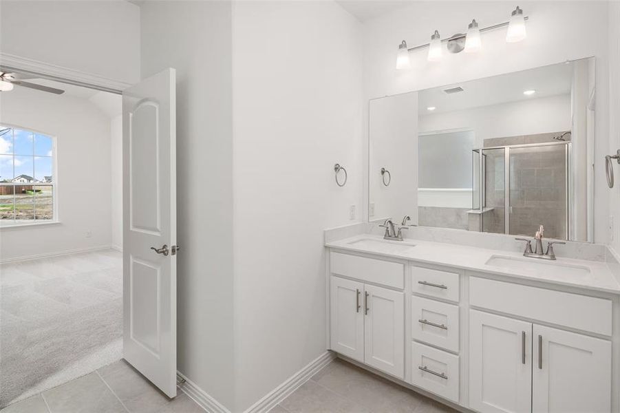 Furnished interior view inside a new home in Edgewater, Fate (Image 13). Furnished interior view inside a new home in Edgewater, Fate (Image 13).