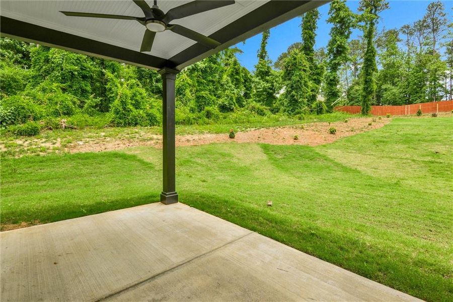 Exterior details and patio area of a home in , Snellville (Image 3).