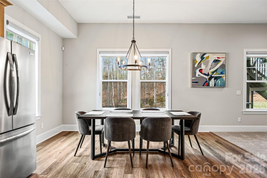 Furnished interior view inside a new home in , Charlotte (Image 35).