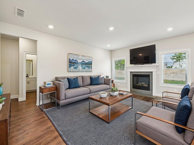 The Chatham floorplan with the Balanced White interior package.