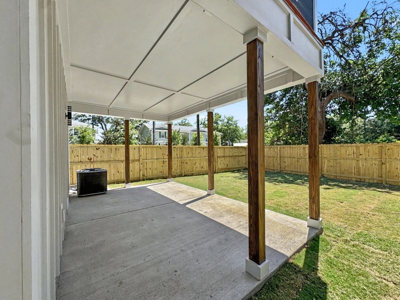 Exterior details and patio area of a home in , North Charleston (Image 22). Exterior details and patio area of a home in , North Charleston (Image 22).