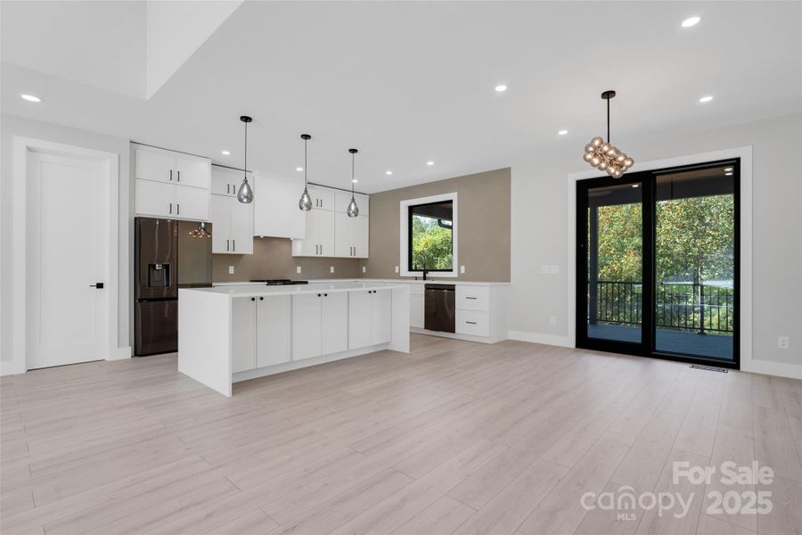 dining area and kitchen dining area and kitchen