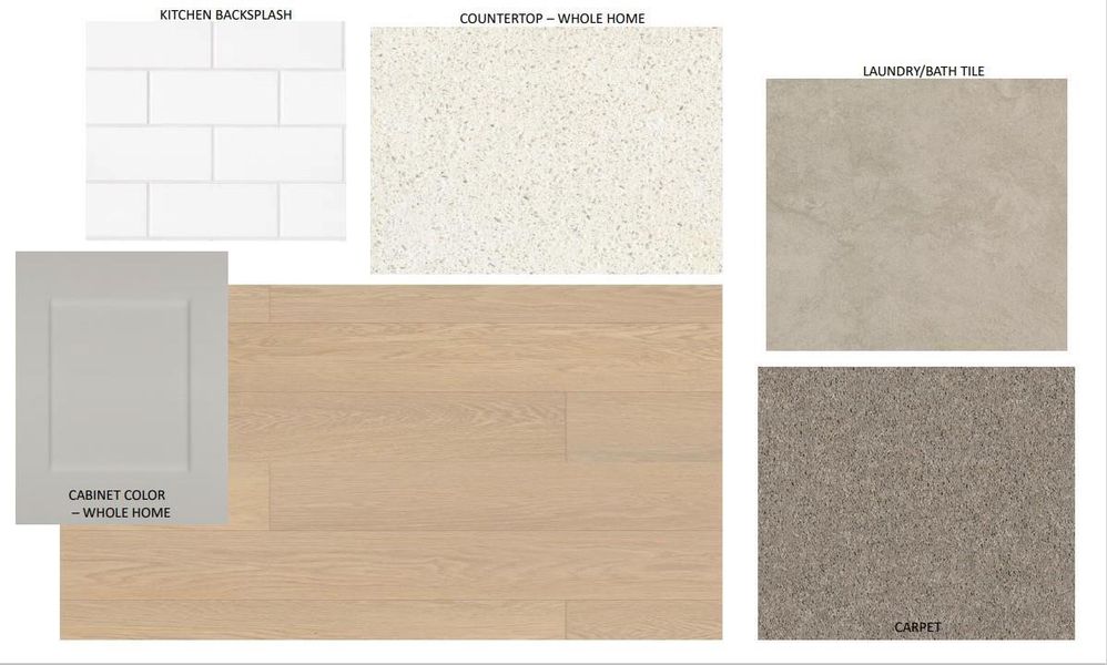 9606 Foxwood Meadow Lane design selections! This home is currently under construction and selections are subject to change.
