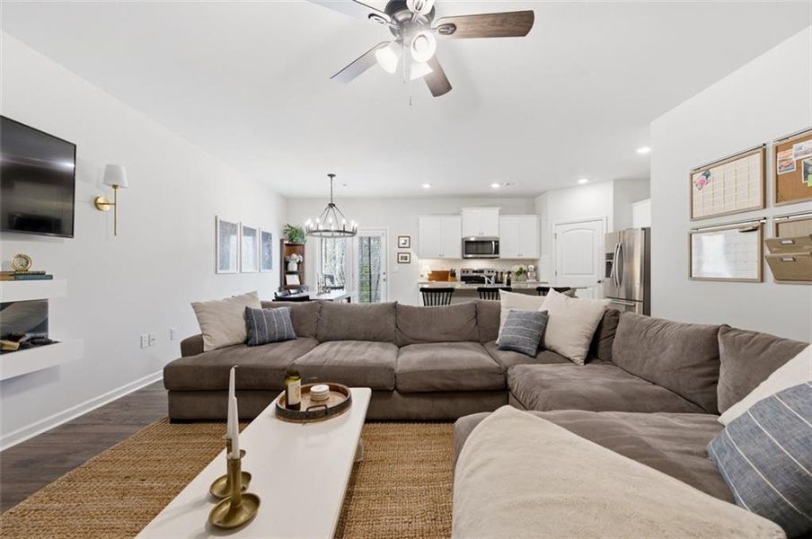 Furnished interior view inside a new home in , Dahlonega (Image 10).